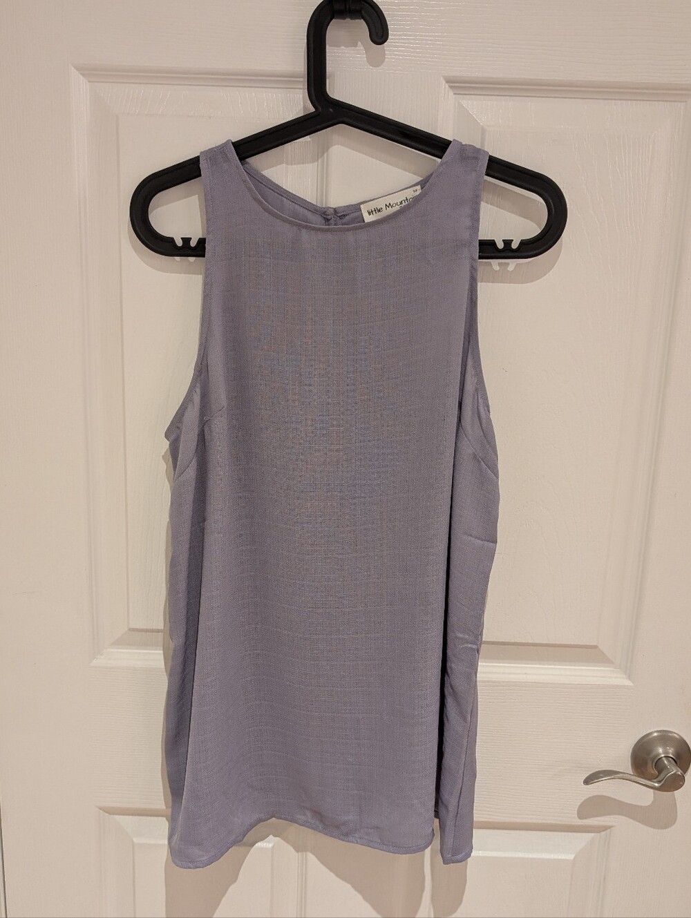 Vineyard Vines Lavender High-Neck Sleeveless Top